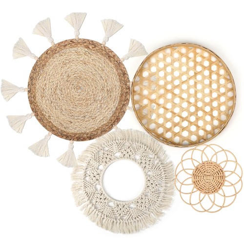Pcs boho wall basket decor - pcs,