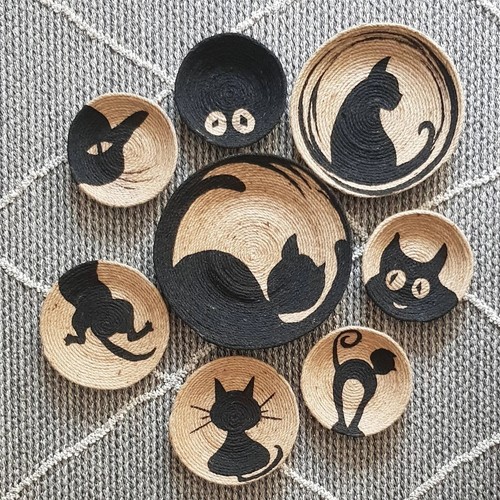 Boho cat wall - , decor,