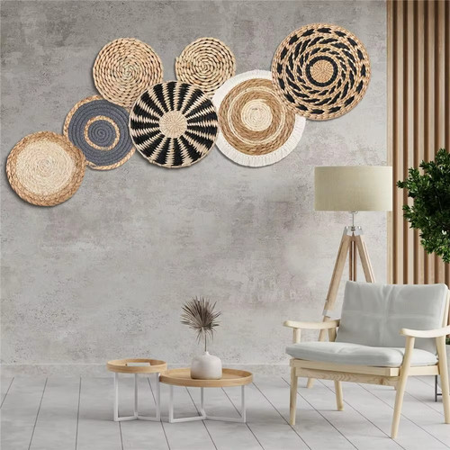 7pcs boho wall baskets - 4,